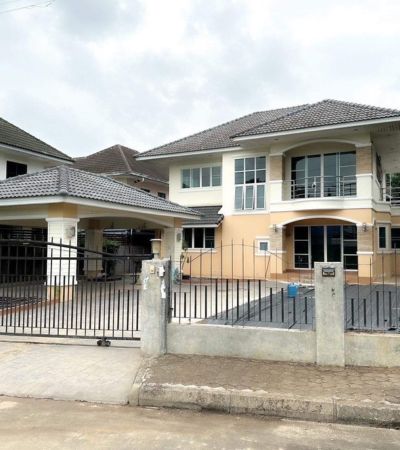 บ้านหลังใหญ่ ใกล้ห้างเซ็นทรัลเฟสฯ 2 นาที  ในโครงการ สันทรายปาร์ควิลล์ 2