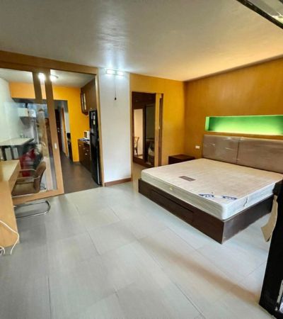 คอนโดใกล้ ม.เชียงใหม่ ชมดอยคอนโด (ตึกกลม)  ห้องใหญ่มาก 47 ตรม.  เฟอร์นิเจอร์ครบพร้อมอยู่ 