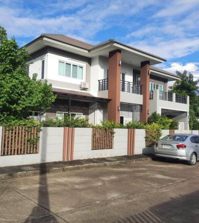 แสนสราญ โครงการ 2 (Mod Chic)  บ้านในโครงการคุณภาพ หลังใหญ่ แปลงหัวมุม  ใกล้อุทยานหลวงราชพฤกษ์ 10 นาที